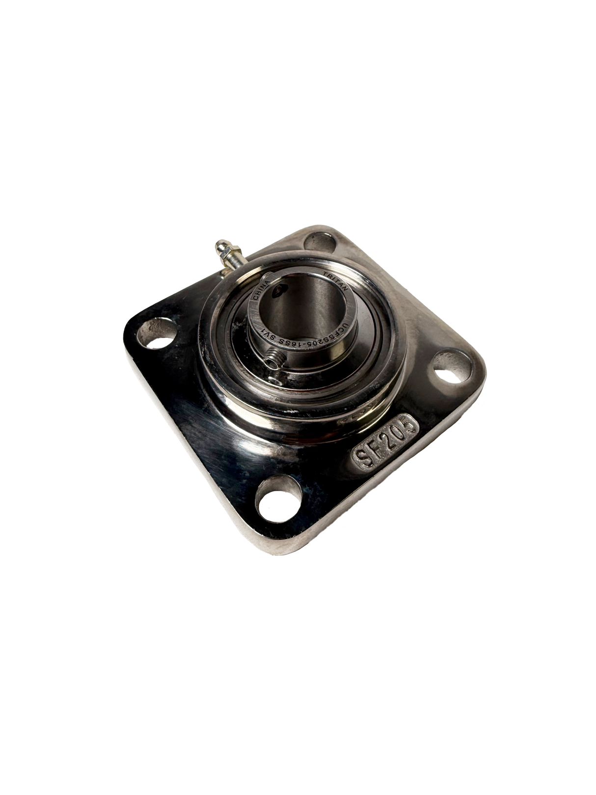 PDQ 06010075 Stainless Steel Flange Bearing - 4-Bolt, 1" Bore