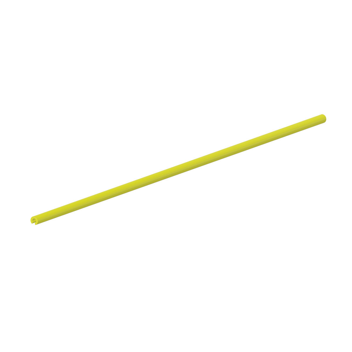 Peco CN Guide Rail UHMW, Rod Mounted, Yellow, 10ft , 510047 Car Wash Superstore