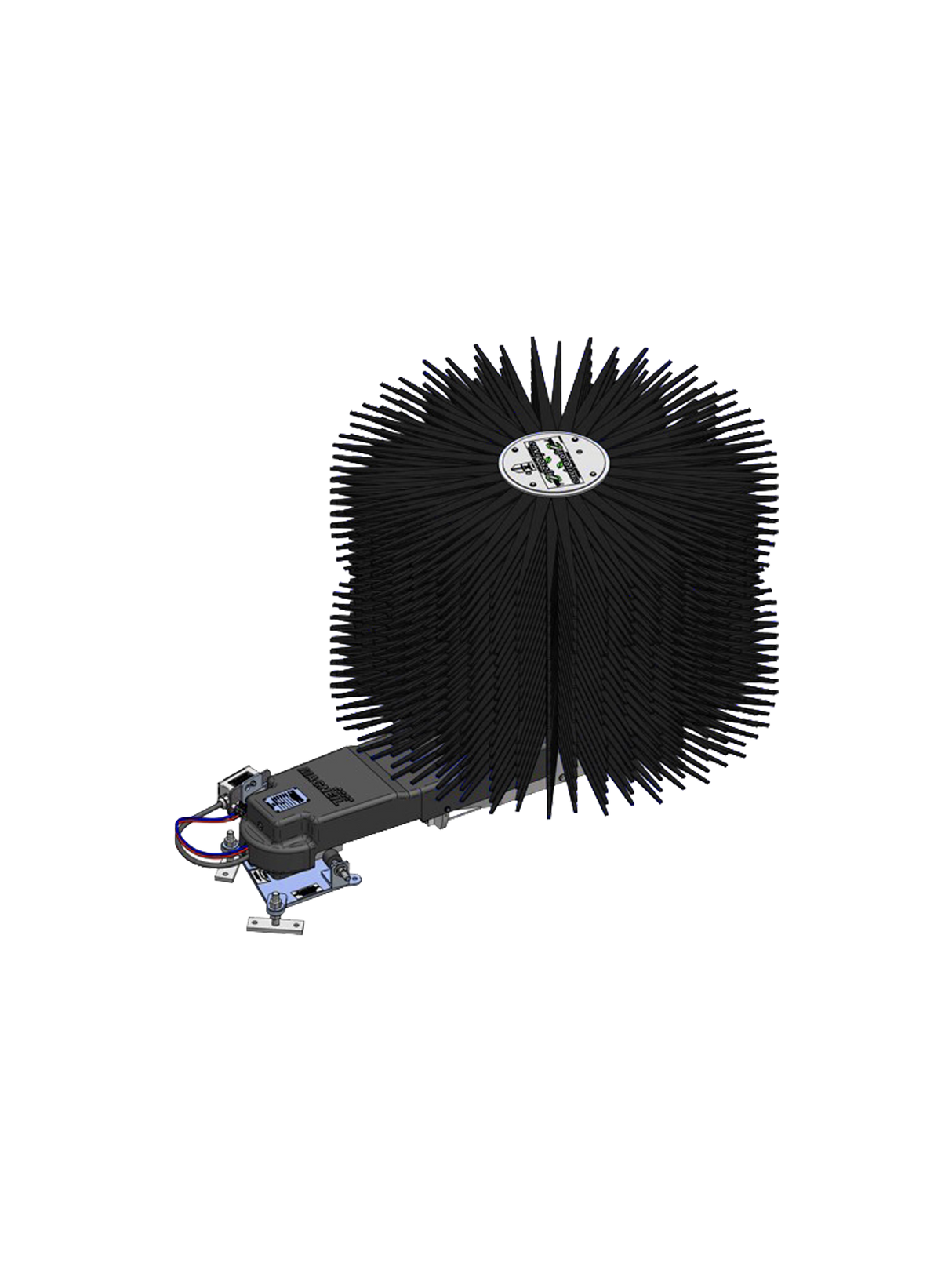 MacNeil RS-400 Low-Side Washer Brush, EVA Q-6-III, Black MacNeil