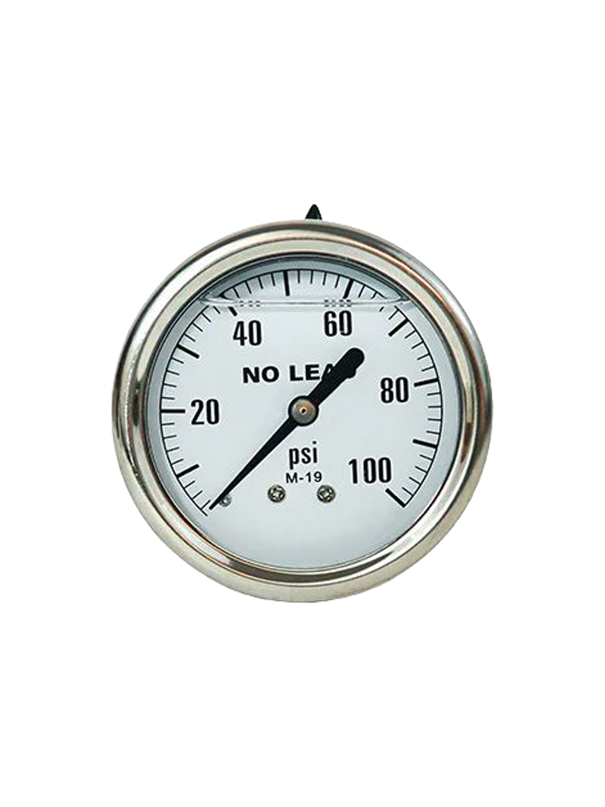 PurClean 0-100 PSI Pressure Gauge, No-Lead, Back Mount PurClean