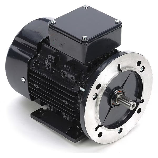 MARATHON MOTORS Metric Motor: Totally Enclosed Fan-Cooled, Face/Base Mount, 1/2 HP, 230/460V AC, F
