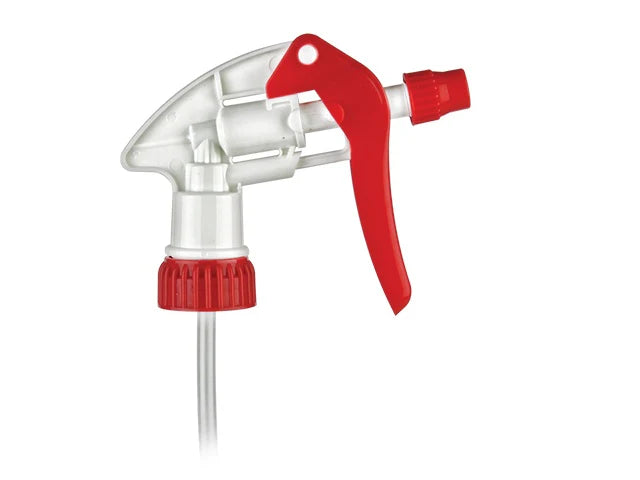 Plastic Red and White 16 oz Trigger Sprayer Only