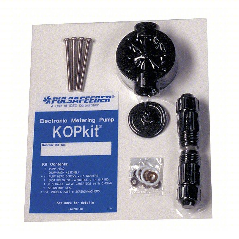 Pump Head Repair Kit, K4PTC1, Polypropylene 3/8in Tubing Connection Size Car Wash Superstore