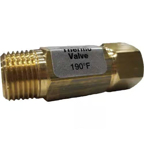 Cat Pumps Brass Thermal Valve 1/2"M x 1/2"M