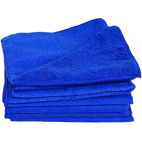 CWS 16'' x 16'' Royal Blue Microfiber Towel Best 384ct