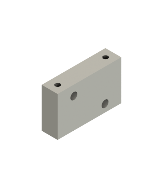 Motor City Wash Works WRAP AIR VALVE MNT BLOCK 1/2X2X1-1/4LONG