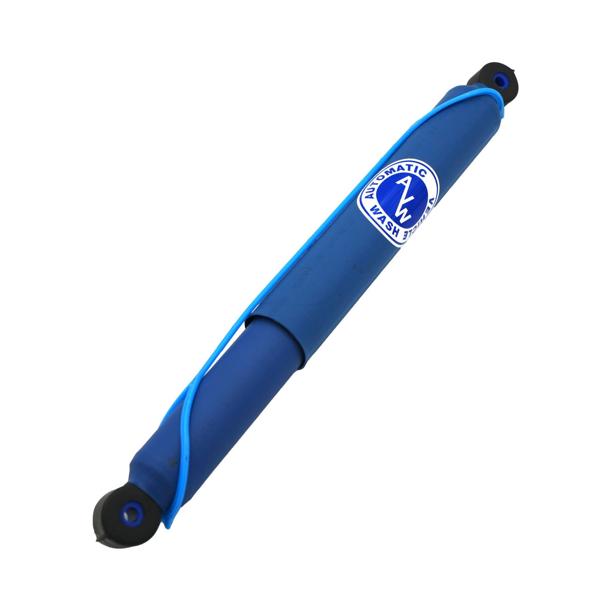 Wrap Shock Absorber Assembly - Rubberized (with UHMW Bushings 3/8" ID) (Blue Shocks) Car Wash Superstore