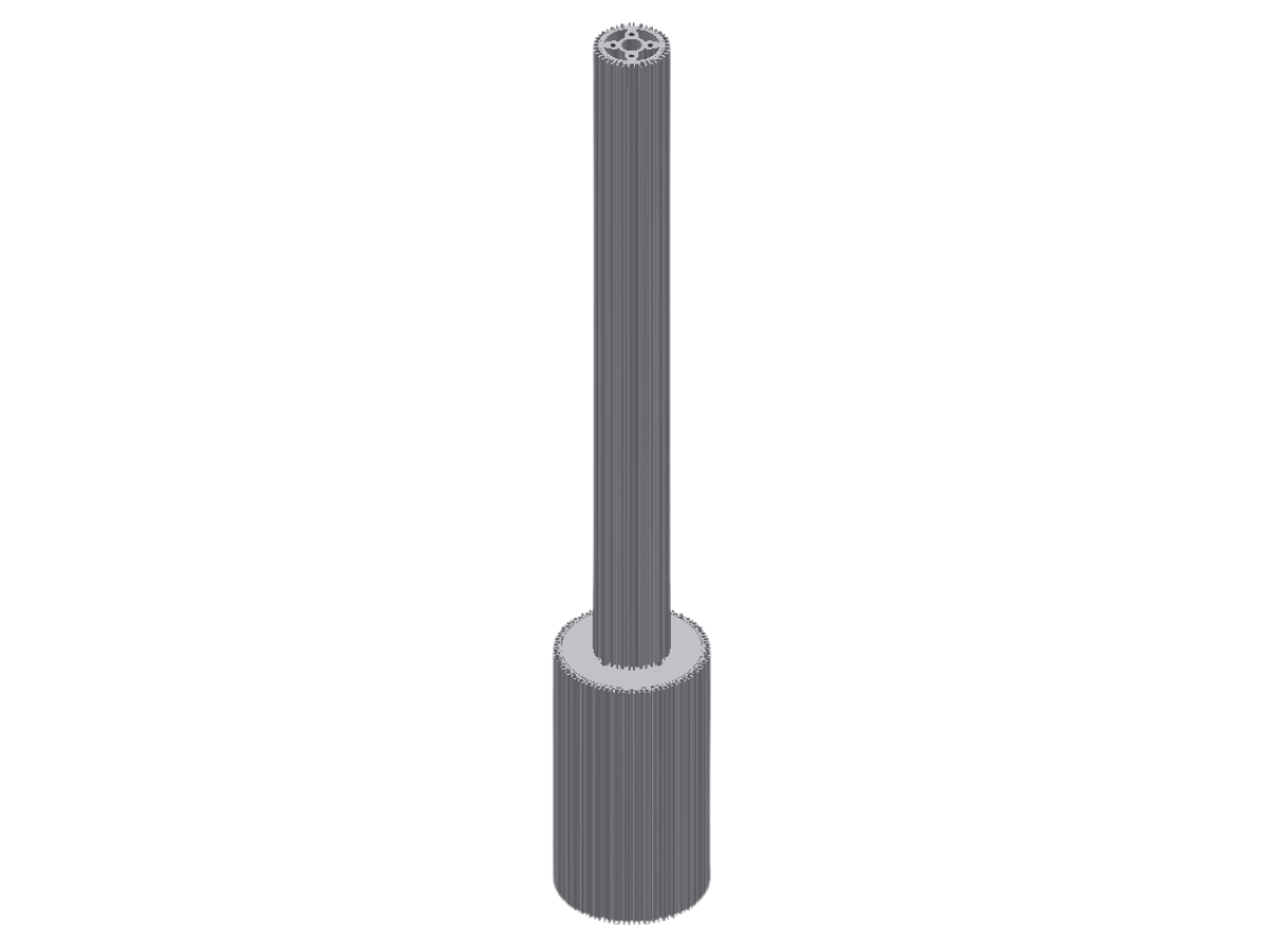 AVW Core Hugger Only 5"/10" Core Dia. x 72"H (52/20) For Wrap And Van High Side Washer, Aluminum Car Wash Superstore