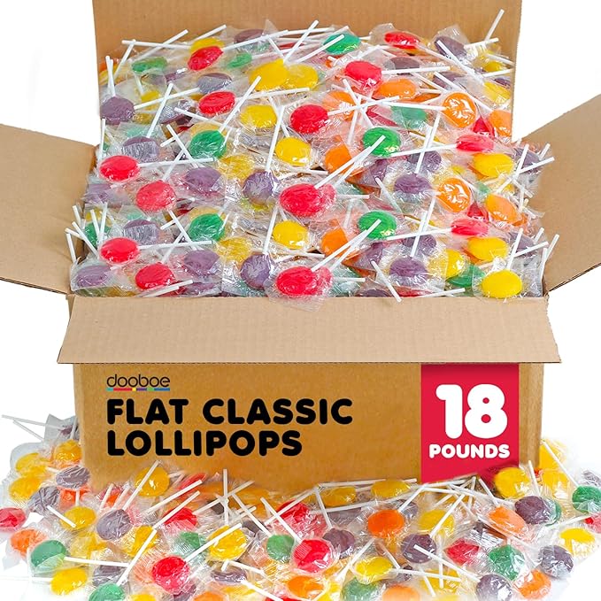 Lollipops Bulk - 18 Pounds - Appox. 720 Pieces - Car Wash Superstore