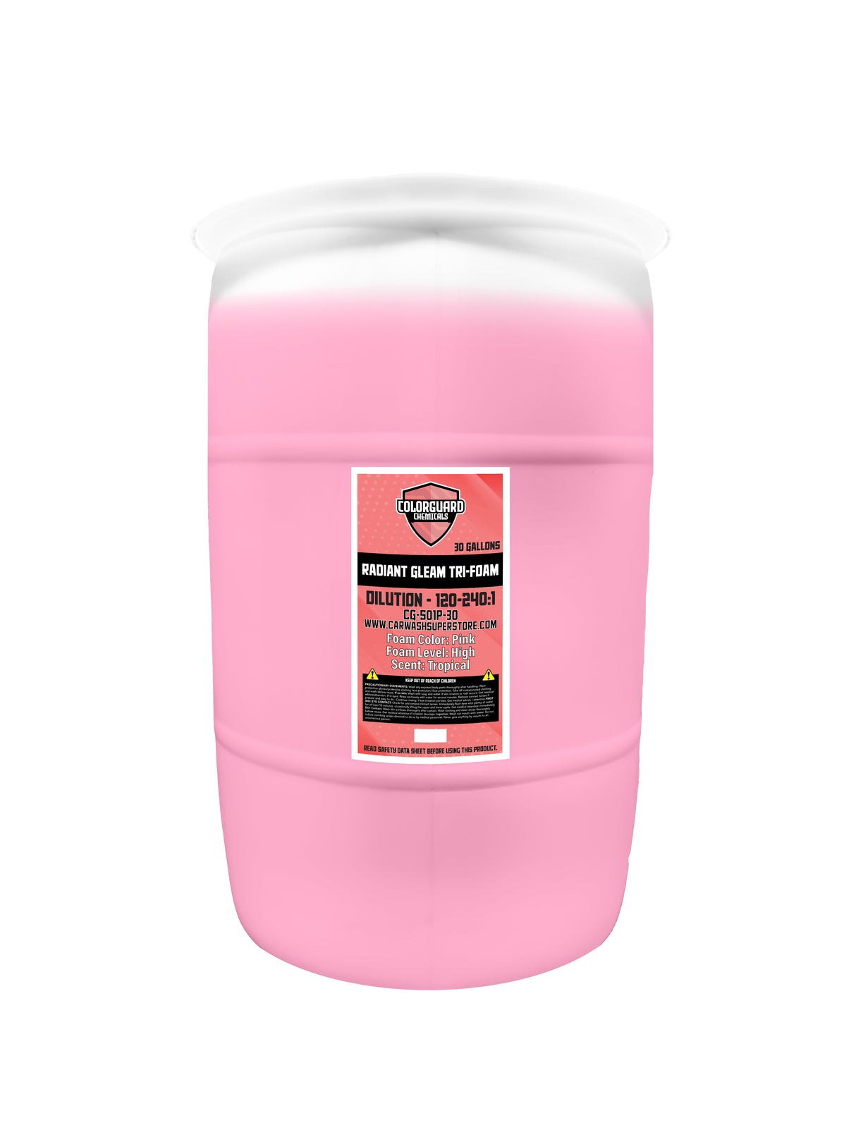 ColorGuard Pink Radiant Gleam Tri-Foam (30 Gallons) ColorGuard