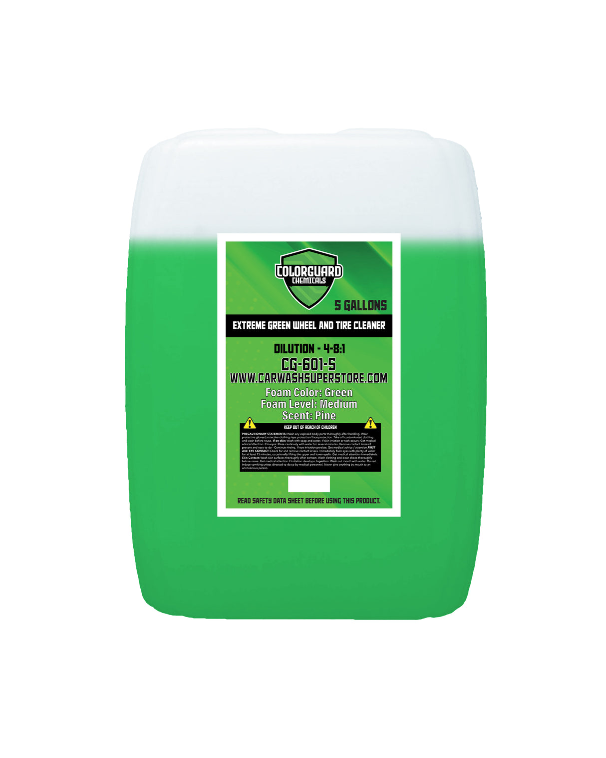 ColorGuard Extreme Green Wheel and Tire Cleaner (5 Gallons) ColorGuard
