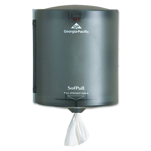 GEORGIA PACIFIC SofPull Center Pull Hand Towel Dispenser, 9.63x8.88x10.94 BLACK Car Wash Superstore