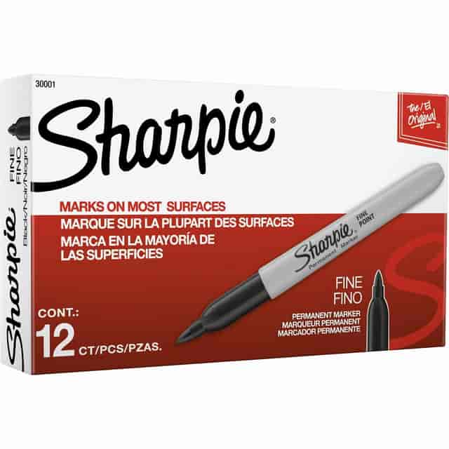 Black Sharpie Marker 12PK Car Wash Superstore