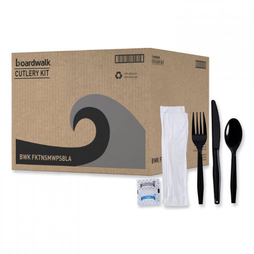CWS Plastic White Cutlery Packets