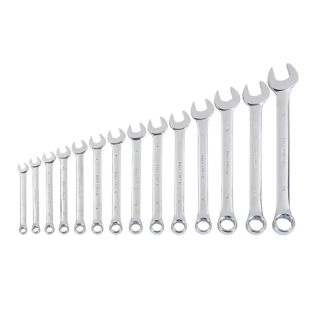 Raised Panel Metric Combination Wrench Set, 14 Piece Car Wash Superstore