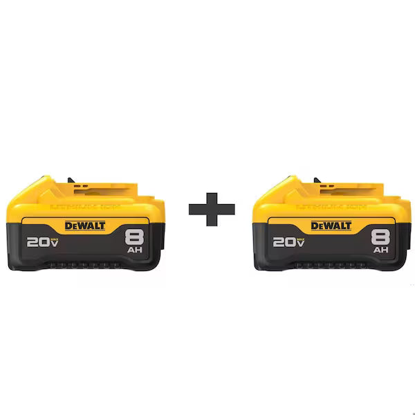 DeWalt 20V MAX* XR® 8.Ah Battery - 2 PACK Car Wash Superstore