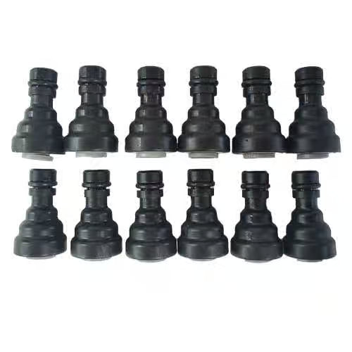 Flojet BUNA-N Straight Port to 1/4'' OD Push-In Tube Fitting for 5100 and G Series Pumps Flojet