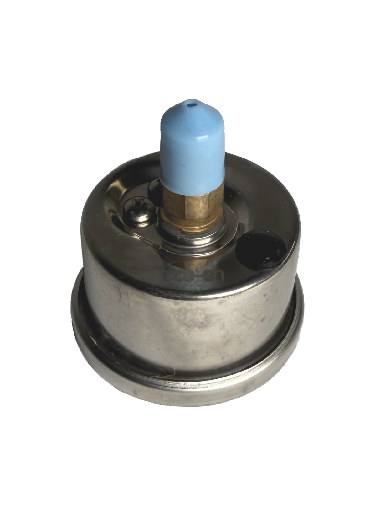 CWS 1/8'' 1-1/2'' D 0-60 PSI Rear Mount Liquid Pressure Gauge CWS