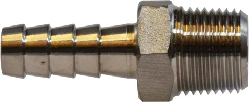 SS Hose Barb 3/4'' Tube x 3/4" MPT