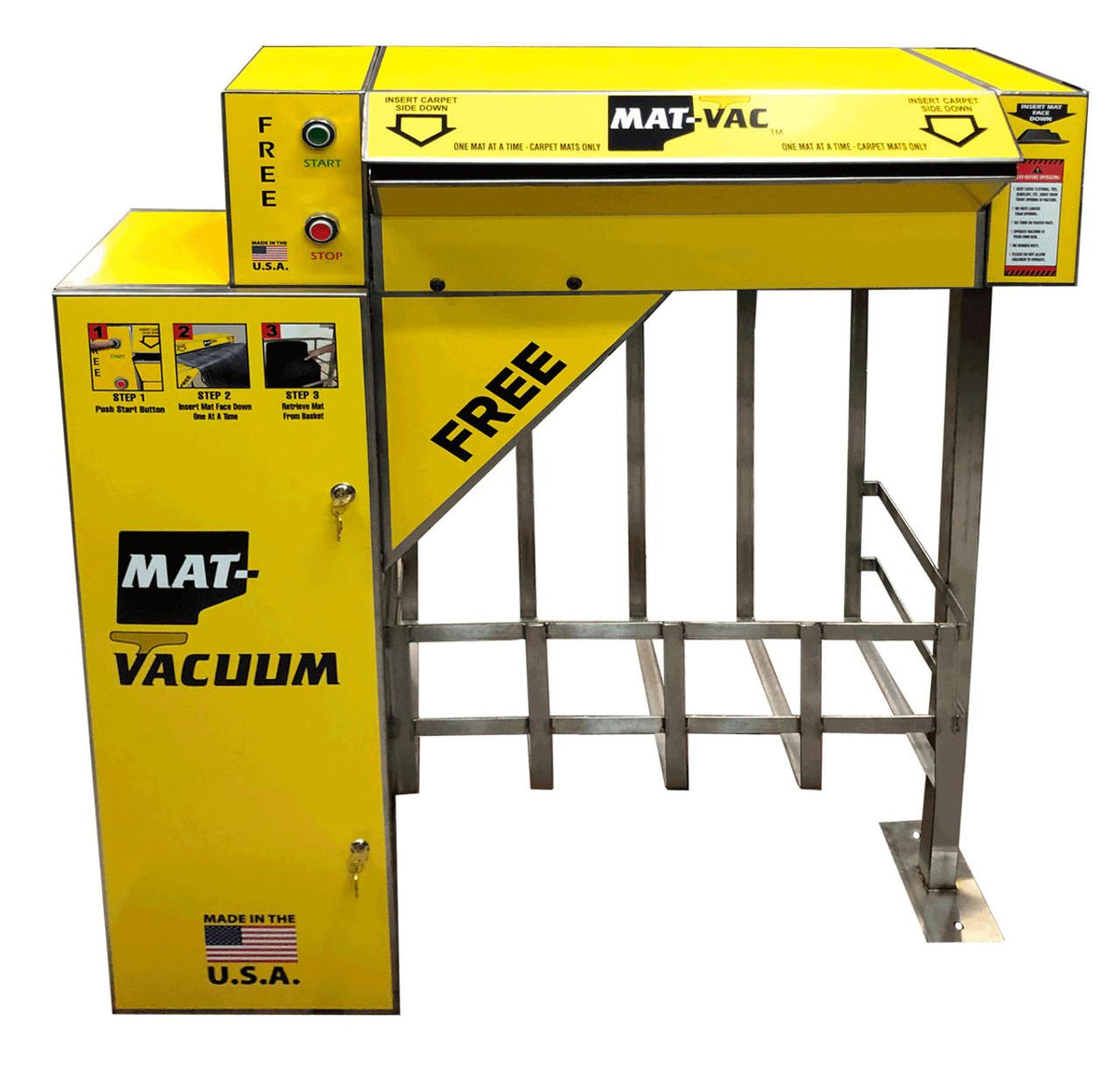 J-KO Mat-Vac with Central Vacuum Extension