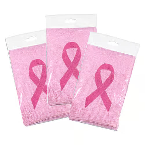 Quick Dry 16'' x 16'' Pink Extra Plush Microfiber Wrapped Towel Quick Dry