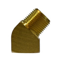 CWS Brass 3/8'' 45° Barstock Pipe Street Elbow CWS