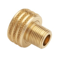CWS Brass 3/4'' FGH x 1/2'' MPT Garden Hose Swivel Connecting Adapter CWS