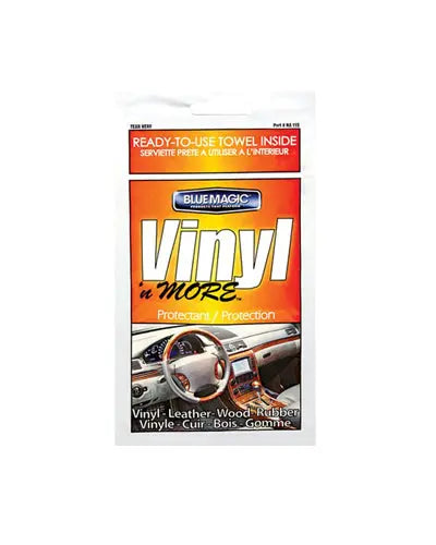 Blue Magic Vinyl Plus Protectant Towelettes Blue Magic