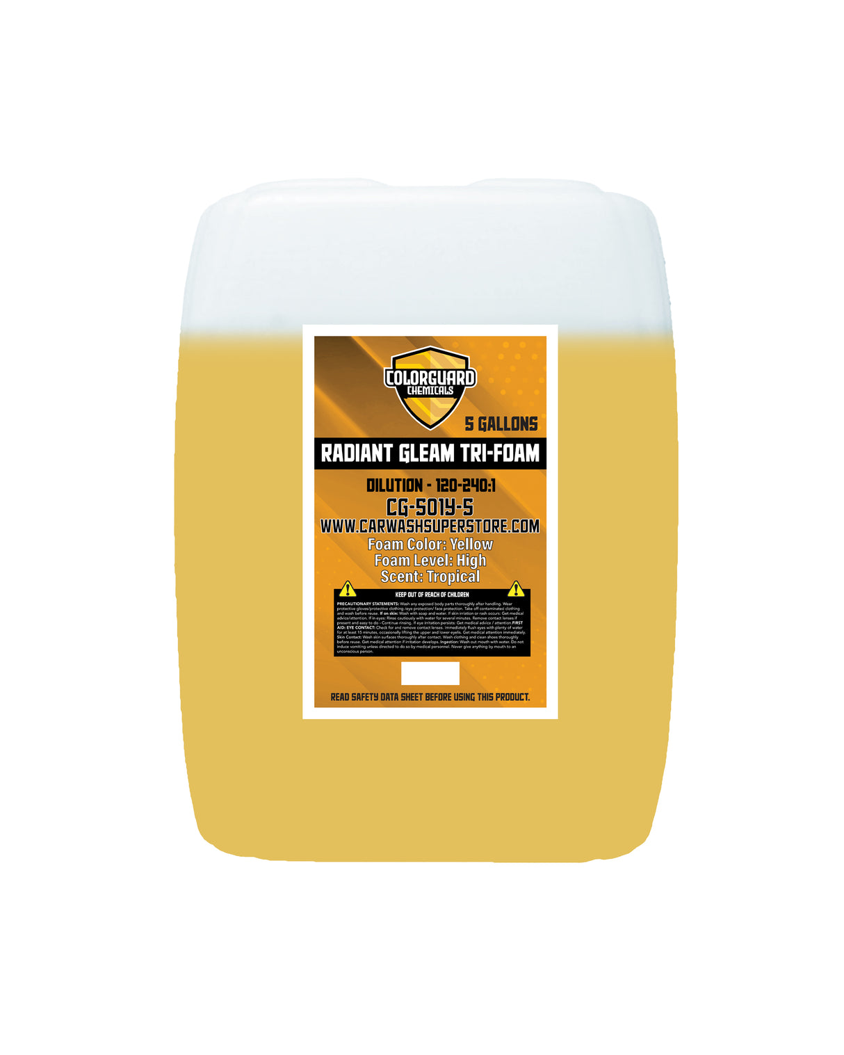 ColorGuard Yellow Radiant Gleam Tri-Foam