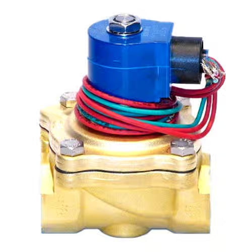 G.C. Valves S211YF02N5FG9 Brass Normally Closed Solenoid Valve, 1 in.