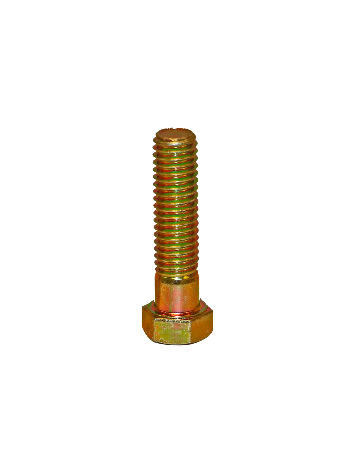 Hex Bolt, 7/16-14 x 1-3/4in, Zinc Yellow Plated Steel, Grade 8 Sonny's