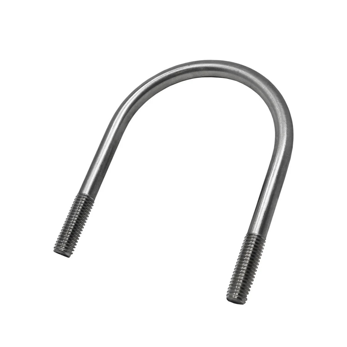 AVW U-Bolt (Round): 1/4"-20 x 1-1/8" x 2", SS, (Fasteners Not Included)