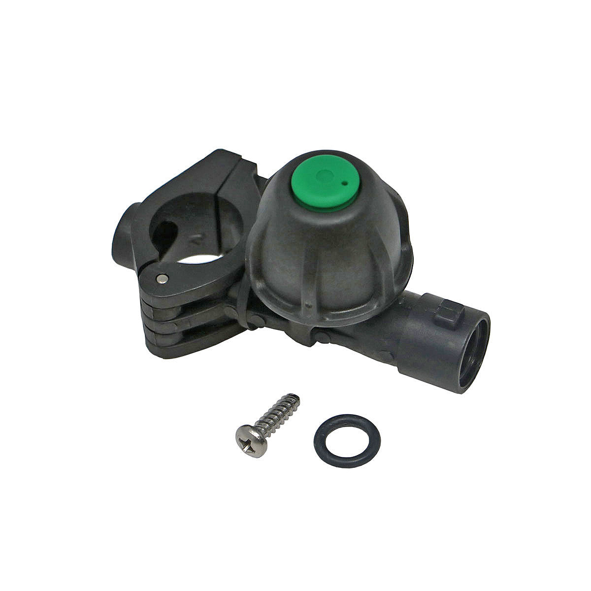 Check Valve, Quick Connect, Green Cap, 1/2in Pipe, Plastic, 402745 Car Wash Superstore