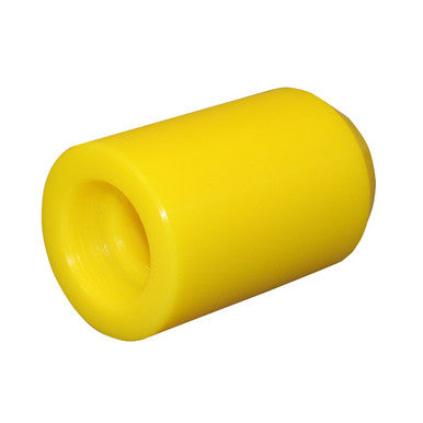 UHMW Roller Wheel, 2-1/2in Dia. x 4in x 1in Bore, Poly Car Wash Superstore