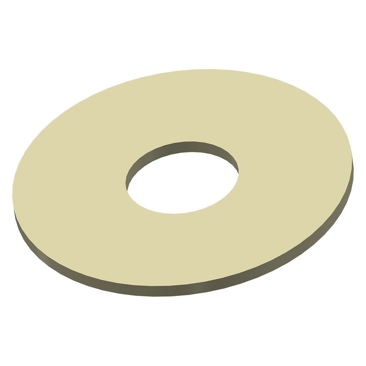 PEco Flat Washer, 1/2in I.D. x 1-1/2in O.D. x 1/8in Thick, Nylon, 015120 Car Wash Superstore