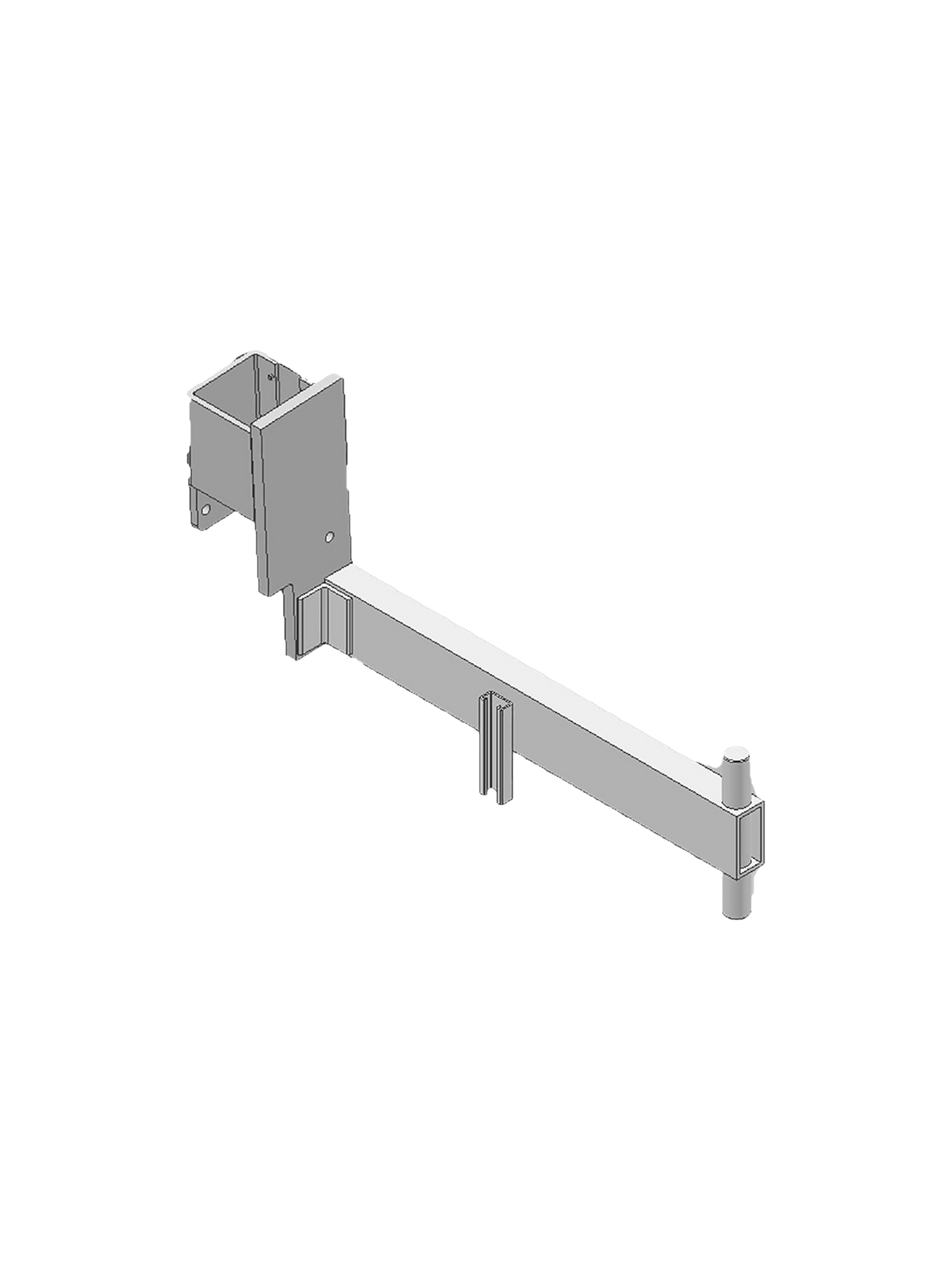 Sonny's Aluminum 2'' L x 2'' W Male TBG300 Clevis And Hardware Kit for Cylinder