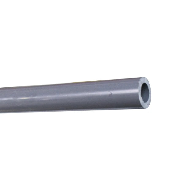 PVC SCH80, 1/2in pipe x 48in L, gray