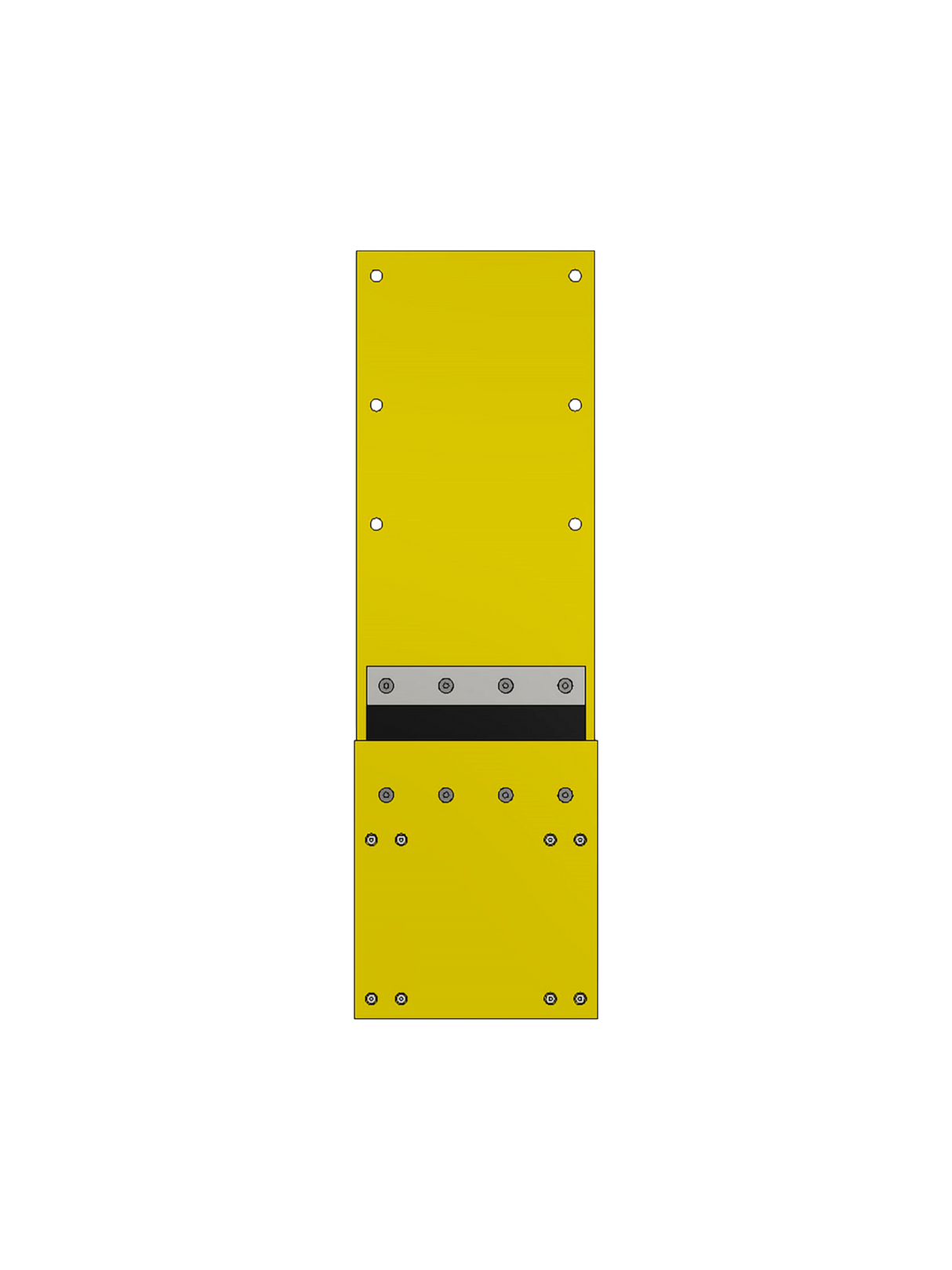 Sonny's Steel 38.625'' x 12'' Conveyor Extended Entrance Door Assembly Sonny's