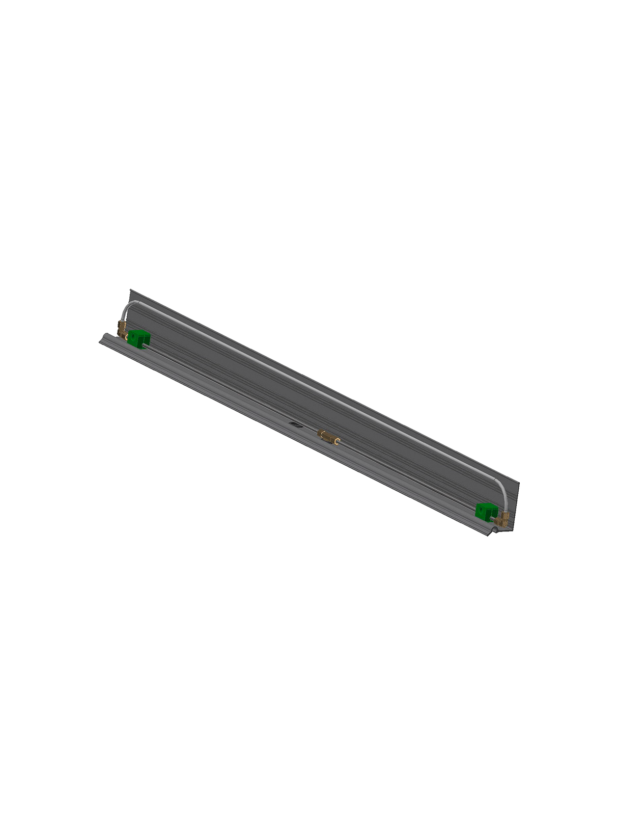 Sonny's 9' Driver Side Entrance/Passenger Side Exit Manifold Assembly