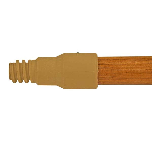Threaded Hardwood Plastic Brush Handle, 5ft L, Pack of 6 Car Wash Superstore