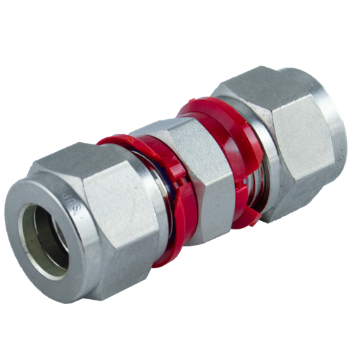 1/2"T - TUBE UNION - 2 FERRULE - 316 SS Car Wash Superstore
