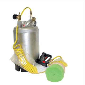 3-Gallon Compressed Air Beverage Tank Stainless Steel Tire Shine Applicator Assembly Car Wash Superstore