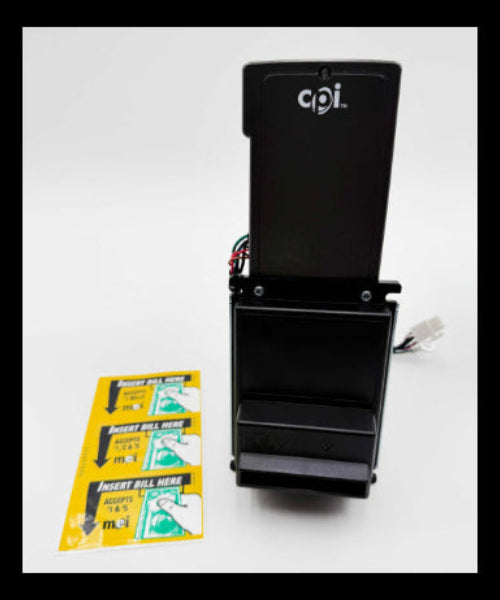 JE Adams Mars Bill Acceptor used in JE Adams Equipment - Takes $1.00 and $5.00 bills Car Wash Superstore