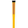 Flexible Delineator Flat Face Post with Base - 36", Yellow Car Wash Superstore