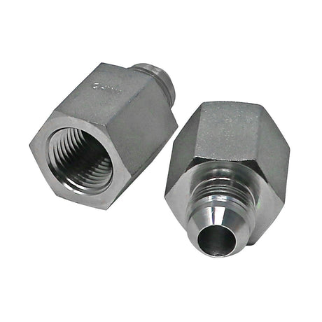 Female Connector, 1/2in Male JIC x 1/2in FPT, Steel Zinc Coated, 2405-8-8 Car Wash Superstore
