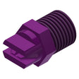 Fanjet Flat Fan Nozzle 65 Degrees, 1/4in MPT, 0.40GPM 40PSI, Purple, PVDF, 90A2CM04E65 (Pack of 10) Car Wash Superstore