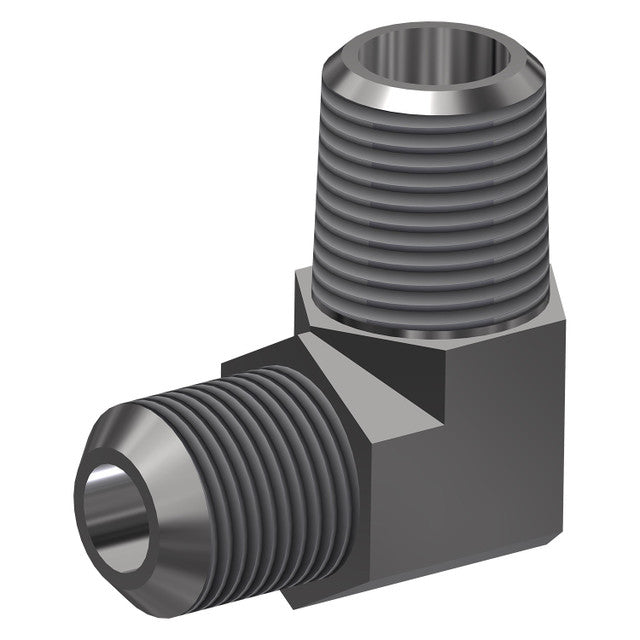 Peco Elbow, 1/2in Male JIC x 1/2in MPT, Steel Zinc Coated, 2501-8-8, 001260 Sonny's