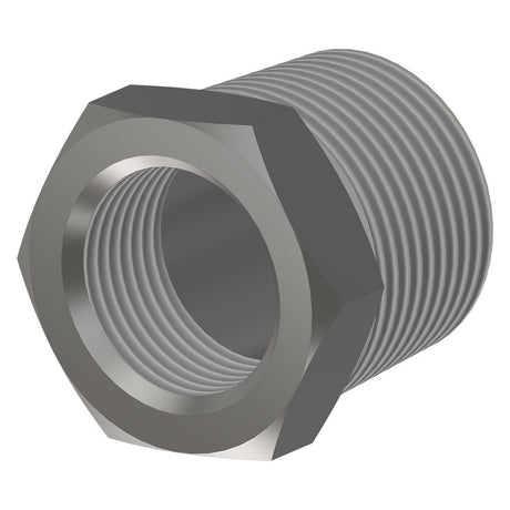 Hex Reducer Bushing, 1in MPT x 3/4in FPT, Steel Zinc Coated, 5406-16-12, 001387 Car Wash Superstore