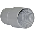 Vacuum Cuff Swivel, 2in I.D. Smooth Nozzle Adaptor x 2in Threaded I.D. Gray for 2in Vacuum Hose Car Wash Superstore