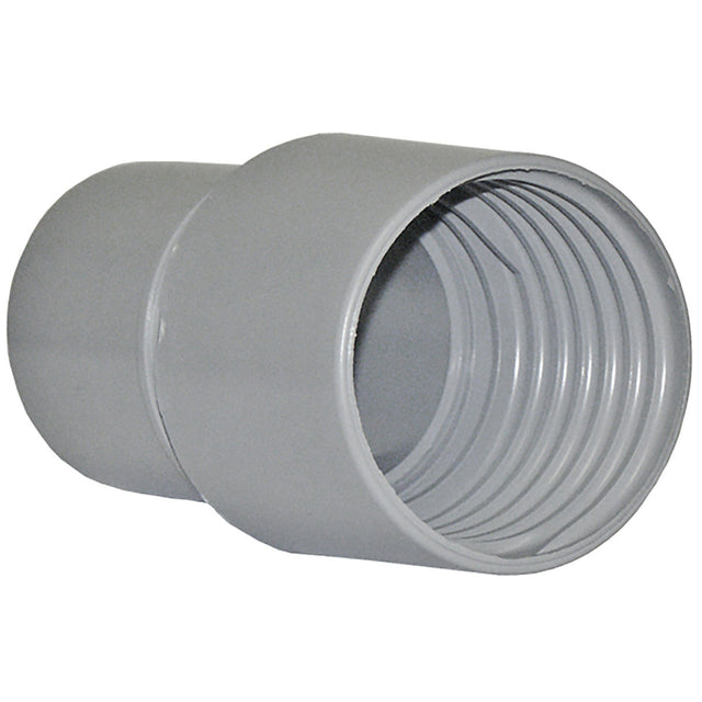 Vacuum Cuff Swivel, 2in I.D. Smooth Nozzle Adaptor x 2in Threaded I.D. Gray for 2in Vacuum Hose Car Wash Superstore
